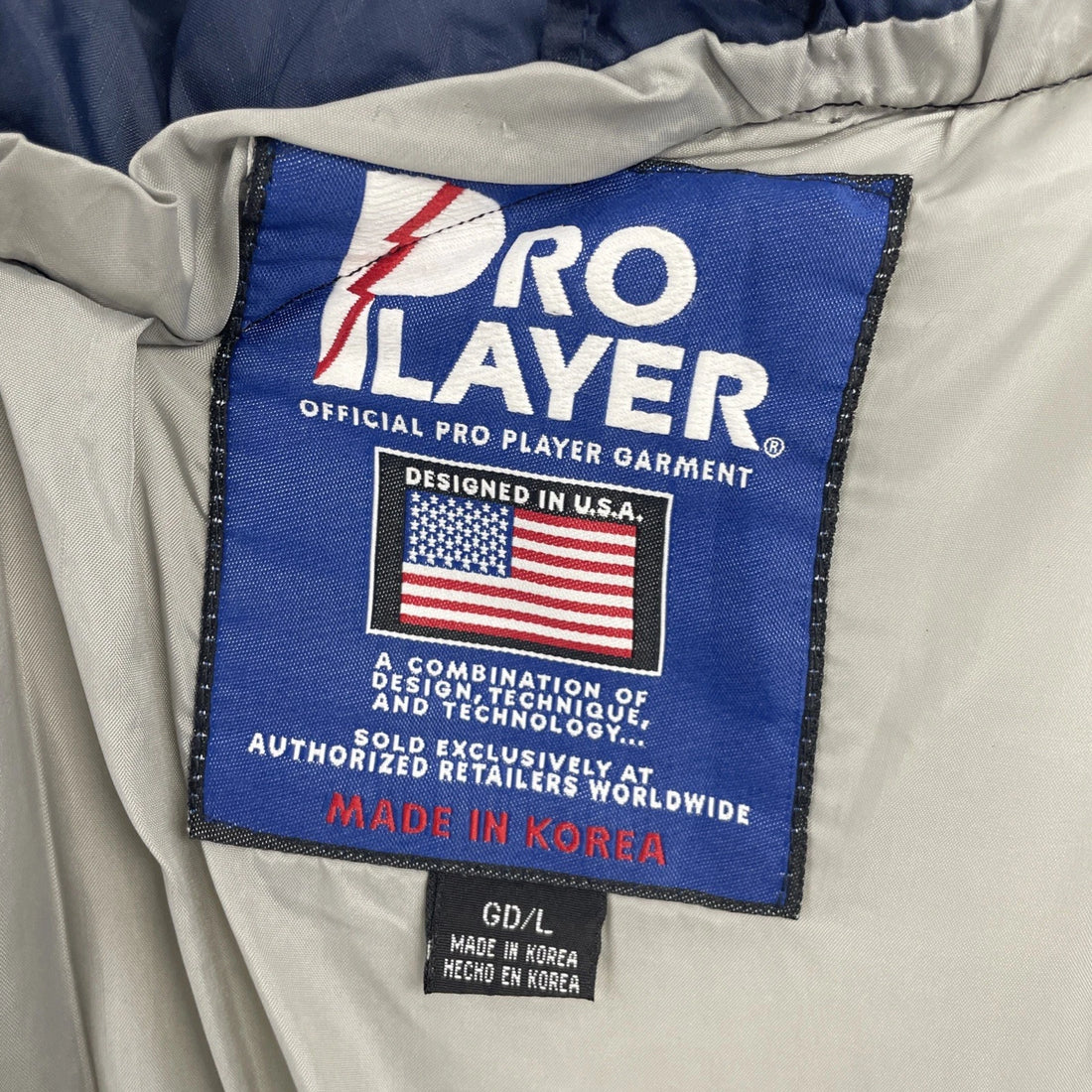 Vintage Dallas Cowboys Pro Player Puffer Jacket Size Large 90s NFL