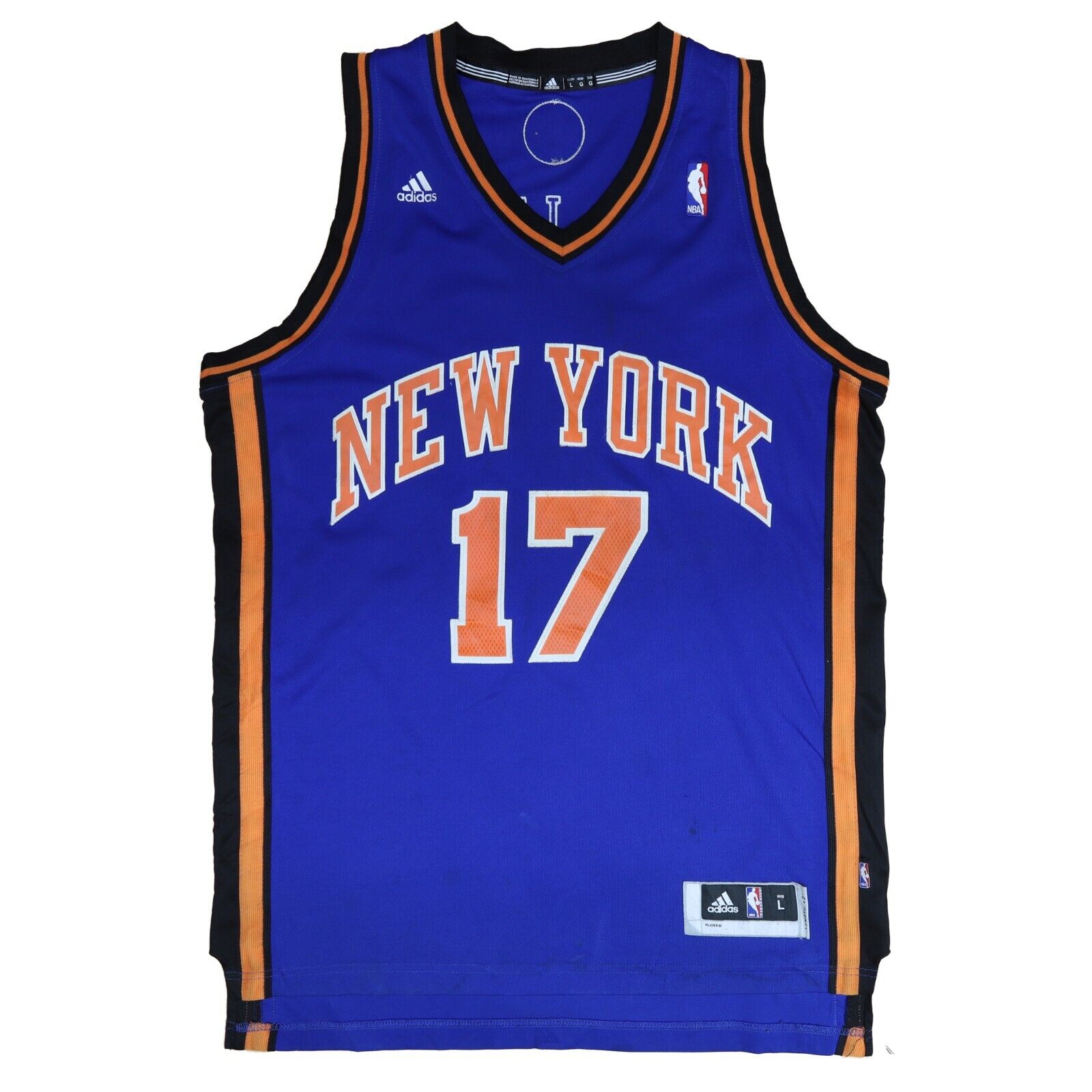 New York Knicks Jeremy Lin Adidas Swingman Jersey Size Large NBA Throwback Vault