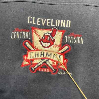 Vintage Cleveland Indians Central Champions Sweatshirt Size XL 1996 90s MLB
