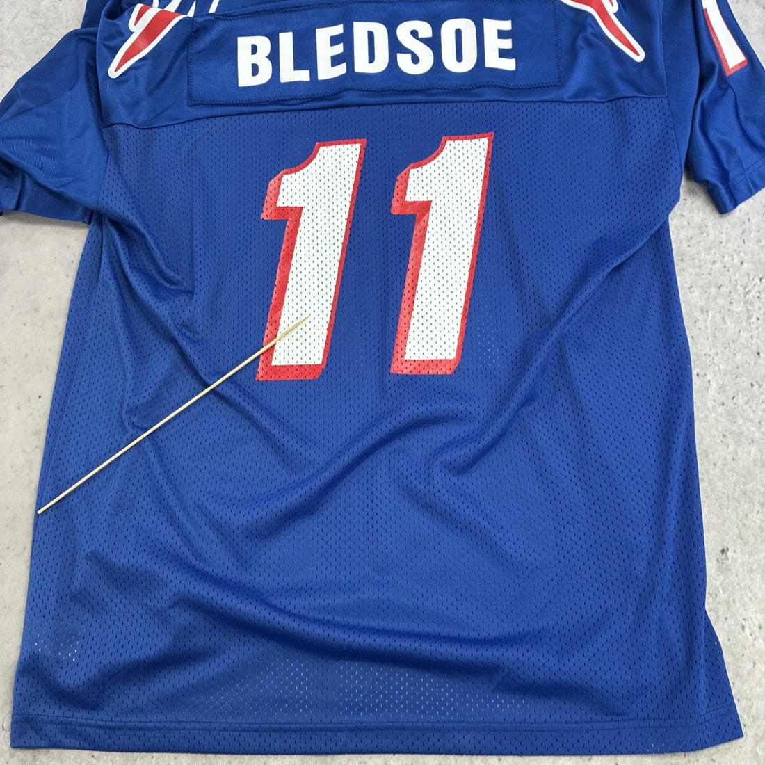 Vintage New England Patriots Drew Bledsoe Champion Jersey Size XL 48 NFL