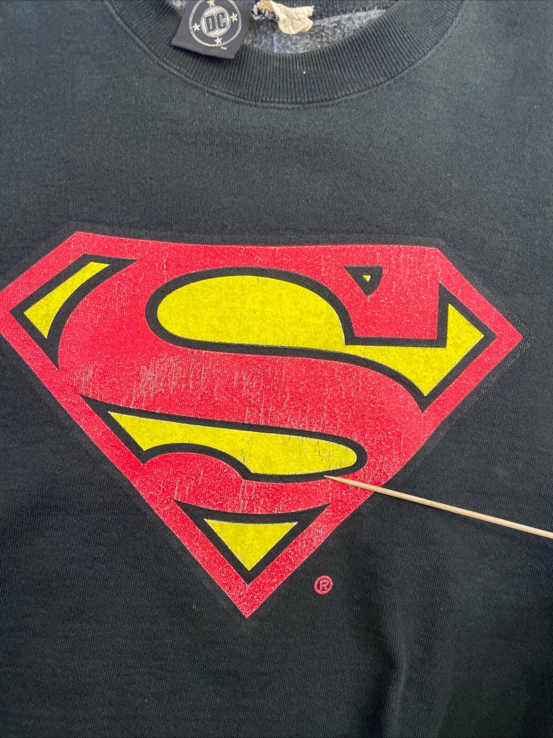Vintage Superman DC Comics Crewneck Sweatshirt Size Medium 1996 90s