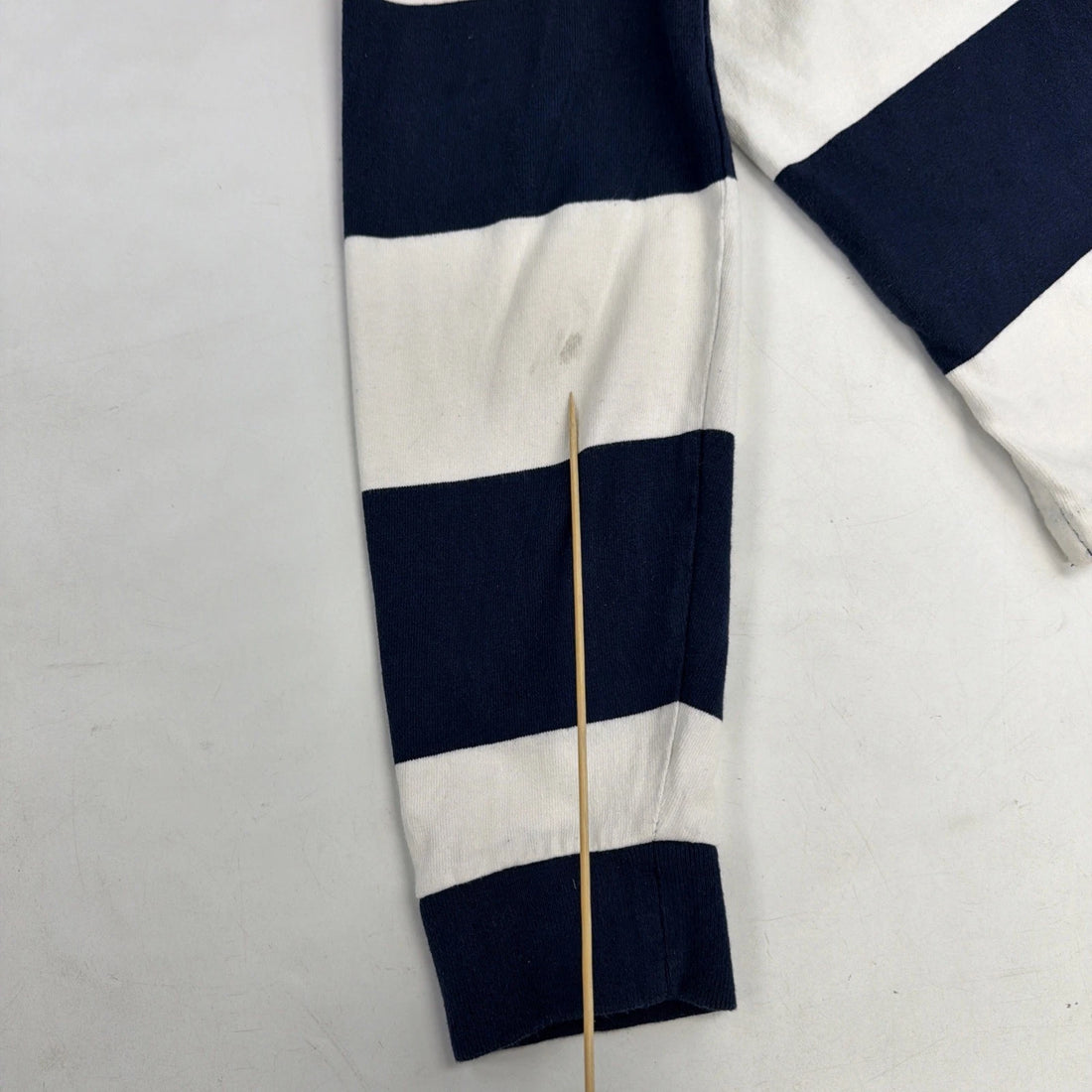 Polo Ralph Lauren Bear Hooded Rugby Henley Shirt Size Large Striped