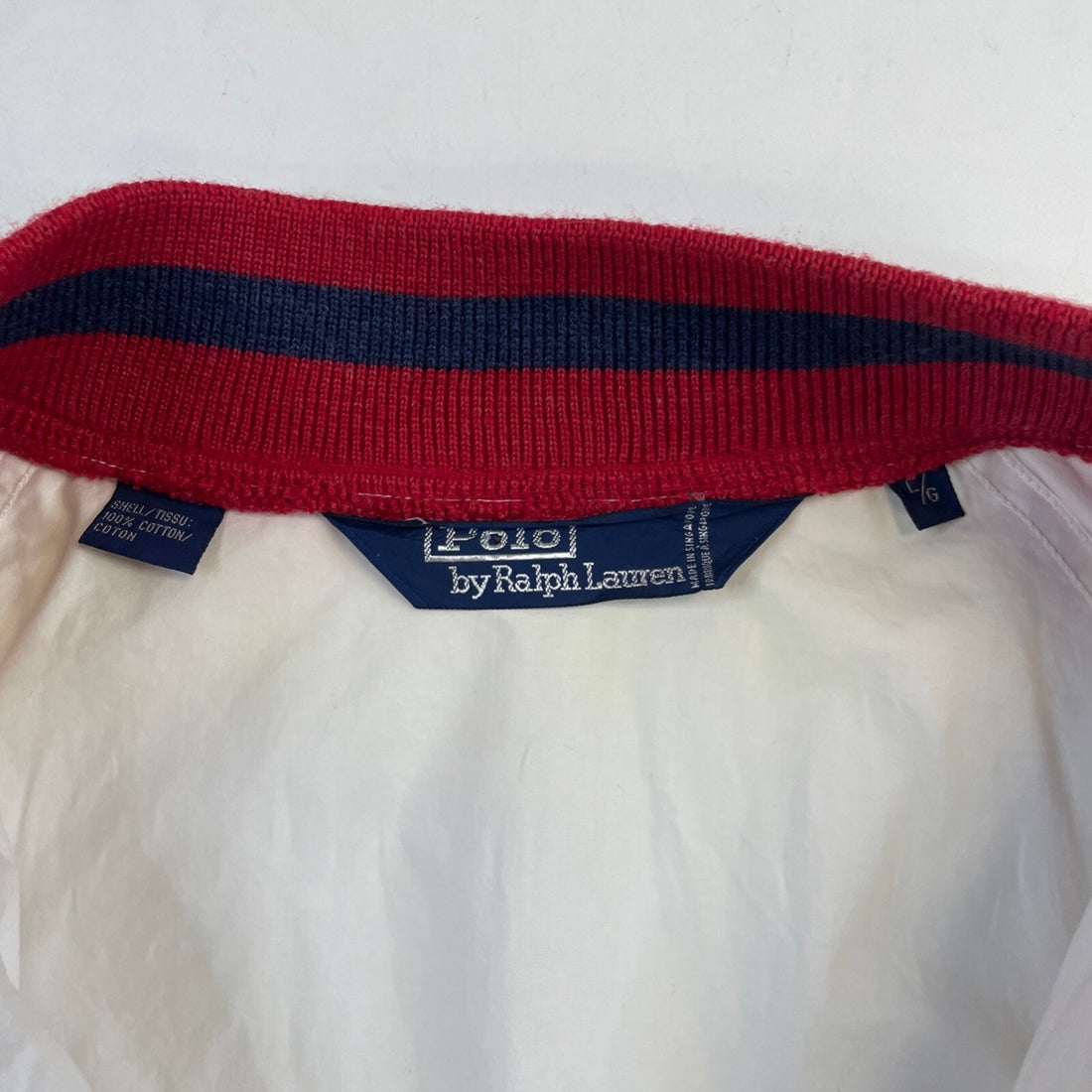 Vintage Polo Ralph Lauren Cotton Bomber Jacket Size Large
