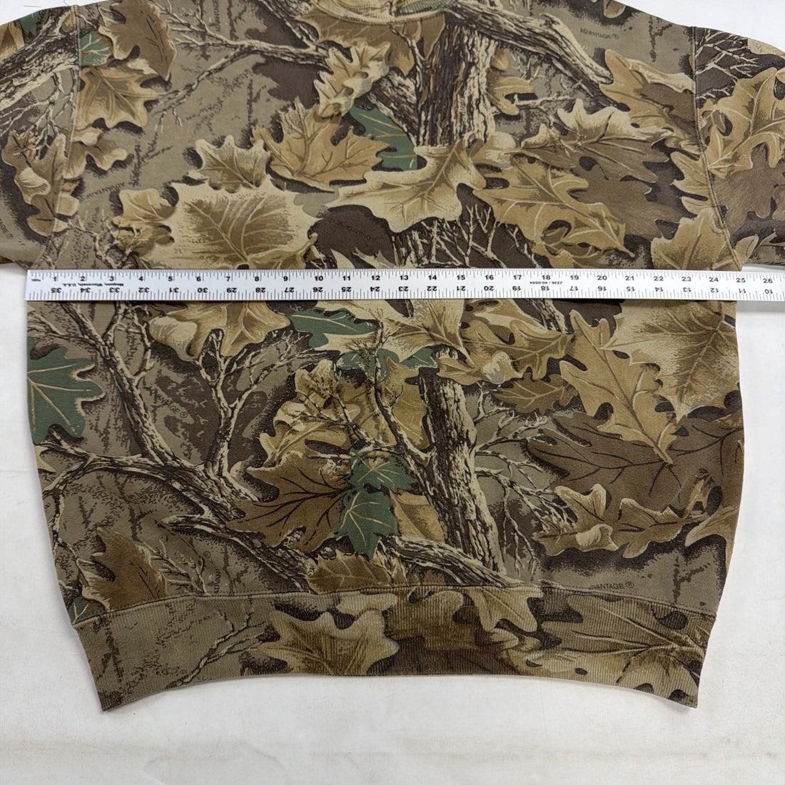 Vintage Advantage Camo Crewneck Sweatshirt Size XL