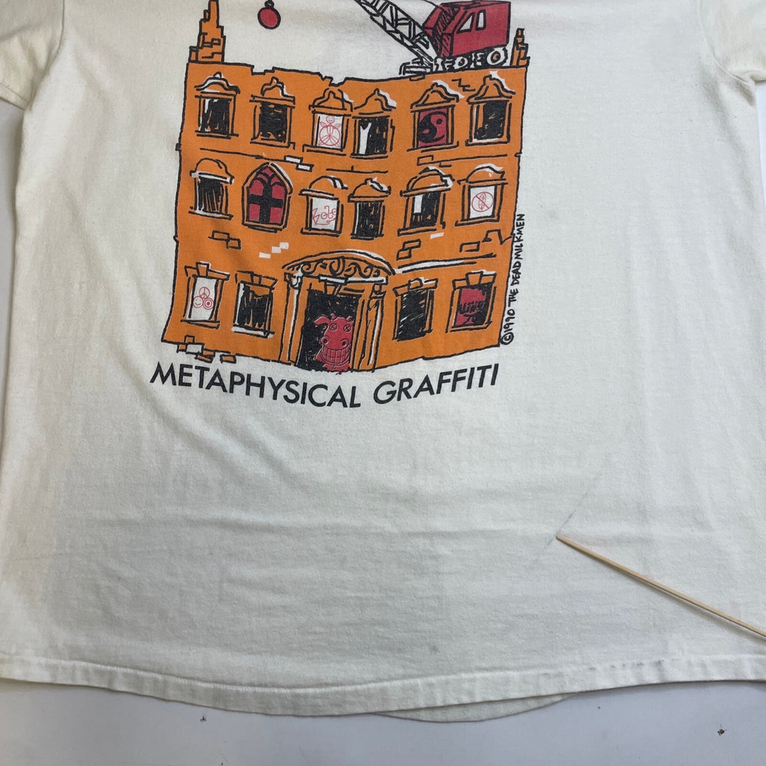 Vintage Dead Milkmen Metaphysical Graffiti Fear Of A Beige Planet T-Shirt XL 90s