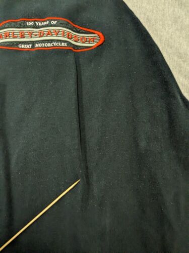 Vintage 100 Years Harley Davidson Motorcycles Rugby Shirt Size XL