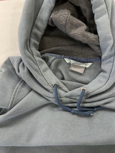 Vintage Nike Sweatshirt Hoodie Size Large Blue Embroidered Swoosh