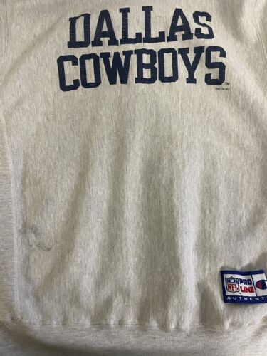 Vintage Dallas Cowboys Champion Reverse Weave Sweatshirt Crewneck 2XL 90s NFL