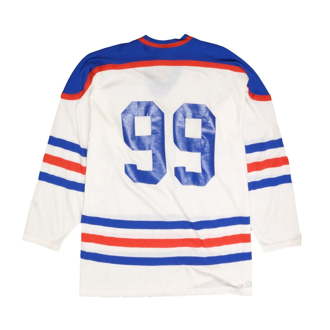 Edmonton Oilers 99 Wayne Gretzky Jerseys Hockey Orange White Blue