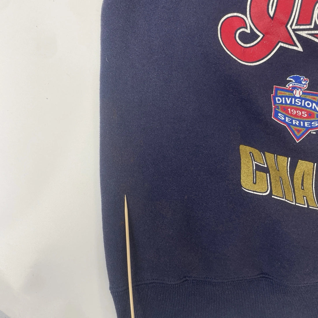 Vintage Cleveland Indians Central Division Champs Lee Sweatshirt Size Large MLB