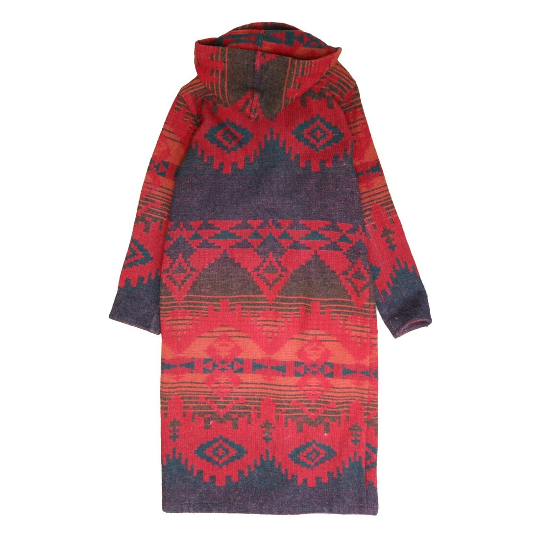 Vintage Woolrich Wool Coat Jacket Size Medium Western Navajo Aztec