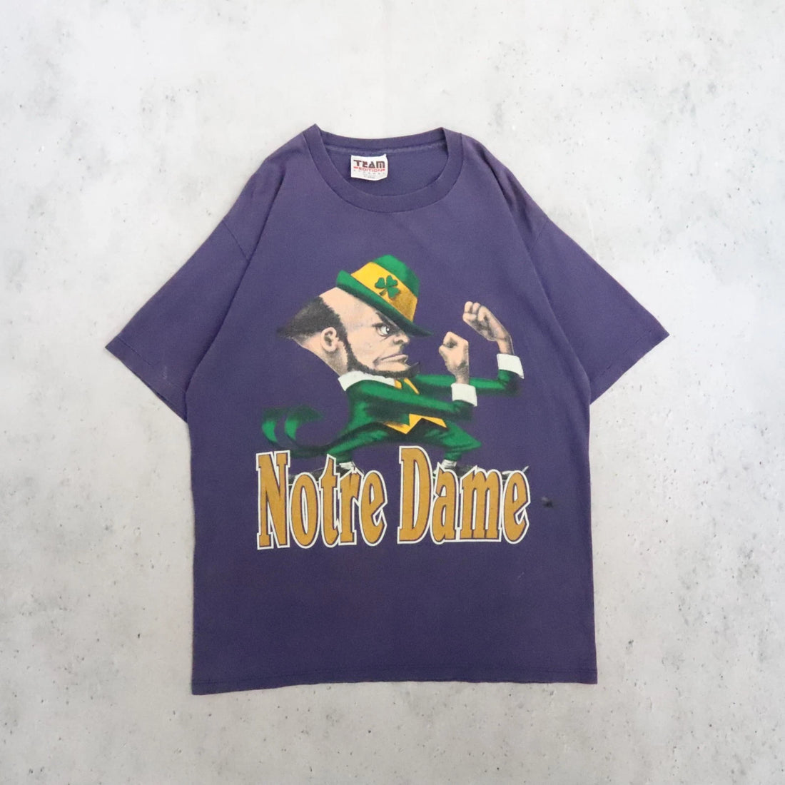Vintage Notre Dame Fighting Irish T-Shirt Size XL 90s NCAA