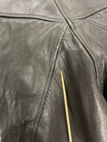 Vintage Danier Leather Bomber Jacket Size 2XL Black