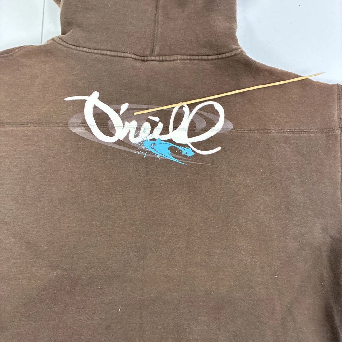 Vintage O'Neill Sweatshirt Hoodie Size Large Brown Y2K