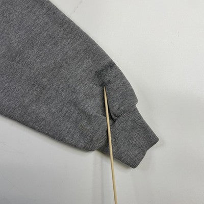 Vintage Russell Athletic Blank Sweatshirt Hoodie Size Medium Gray