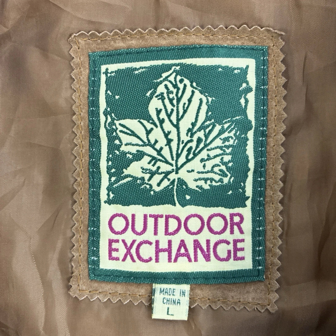 Vintage Leather Suede Bomber Jacket Size Large
