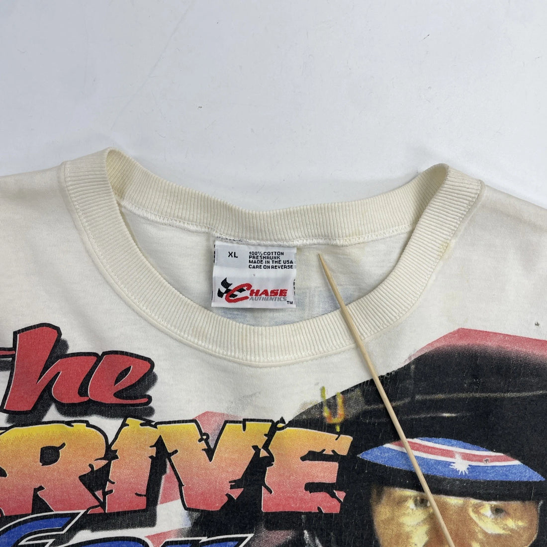 Vintage Robert Yates Racing T-Shirt Size XL All Over Print NASCAR