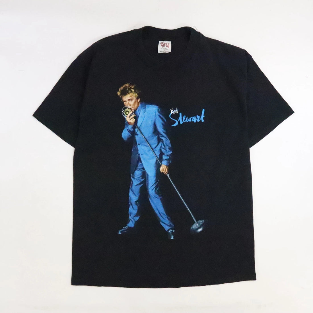 Vintage Rod Stewart T-Shirt Size Large Music
