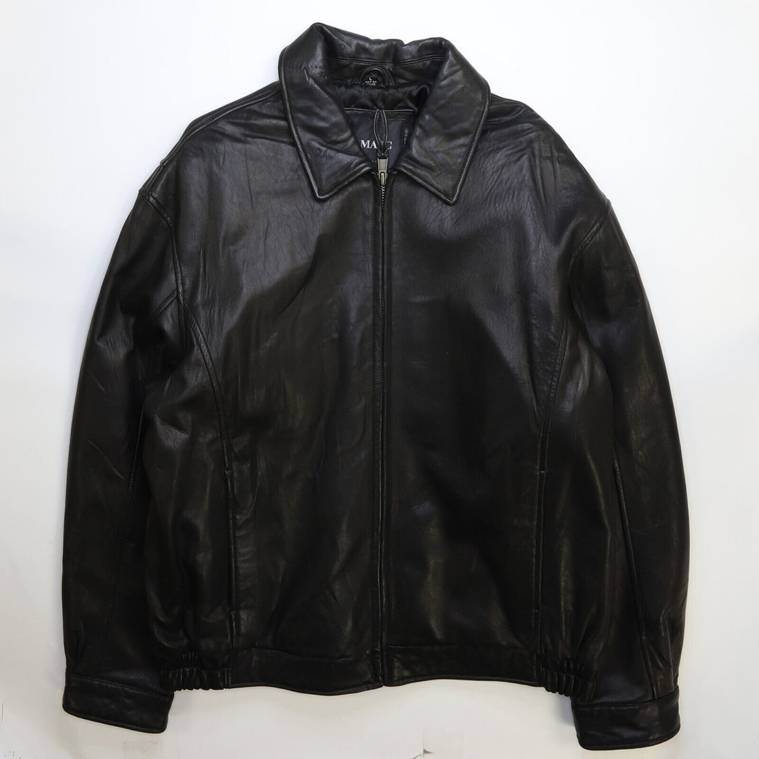 Vintage Marc New York Leather Jacket Size Large Black – Throwback 