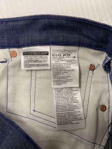 Levis 501 white oak cone denim best sale