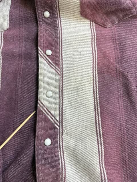 Vintage Wrangler Western Pearl Snap Shirt Size XL