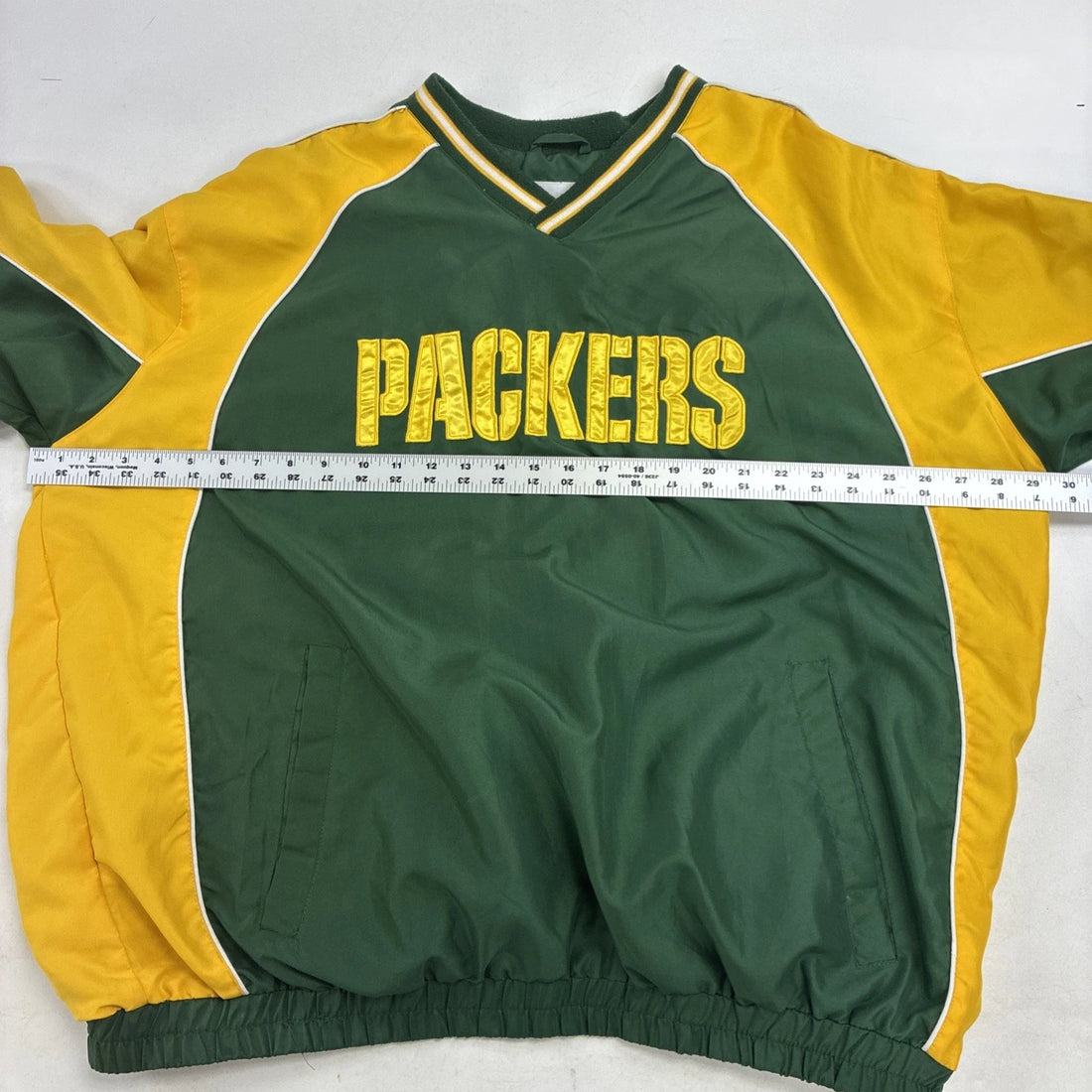 Green Bay Packers Pullover Windbreaker Jacket 2XL NFL