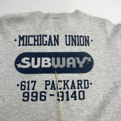 Vintage Michigan Wolverines Hockey Russell Athletic Sweatshirt Size XL 90s NCAA