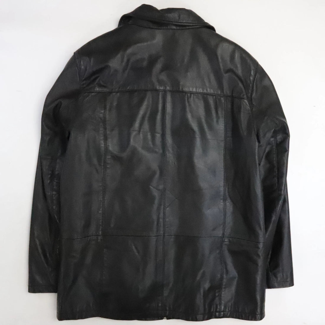 Danier Leather Coat Jacket Size Medium Black