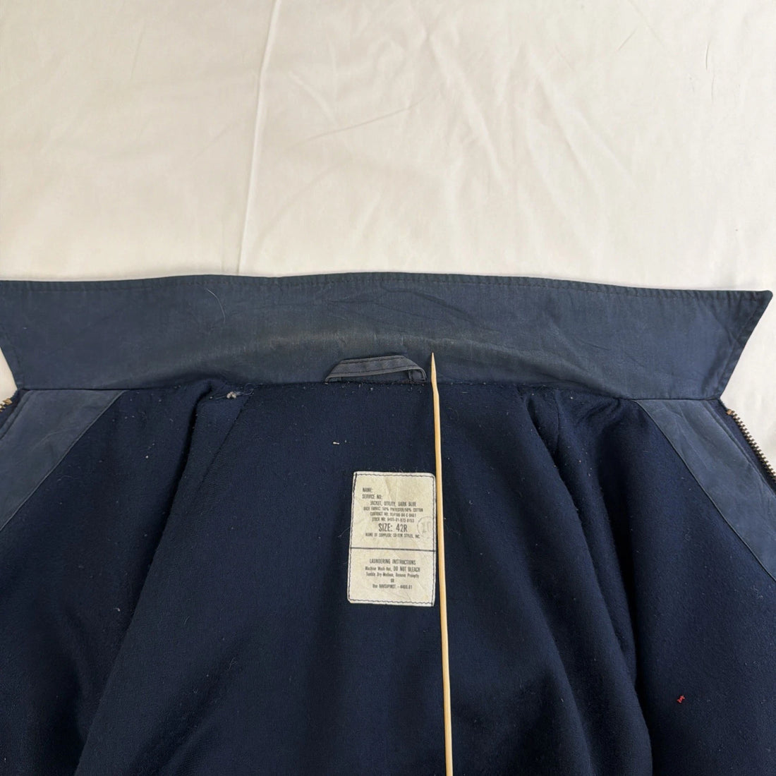 Vintage US Navy Utility Jacket Jacket Size 42R Blue USN