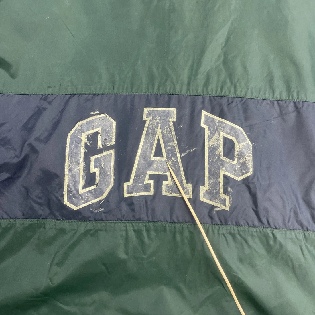 Vintage Gap Anorak Pullover Windbreaker Light Jacket Size XL Green