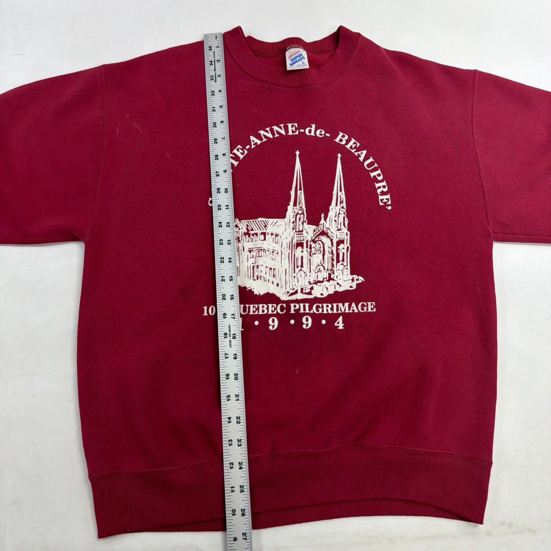 Vintage Saine Anne De Beaupre Quebec Pilgrimage Sweatshirt Size Large 90s