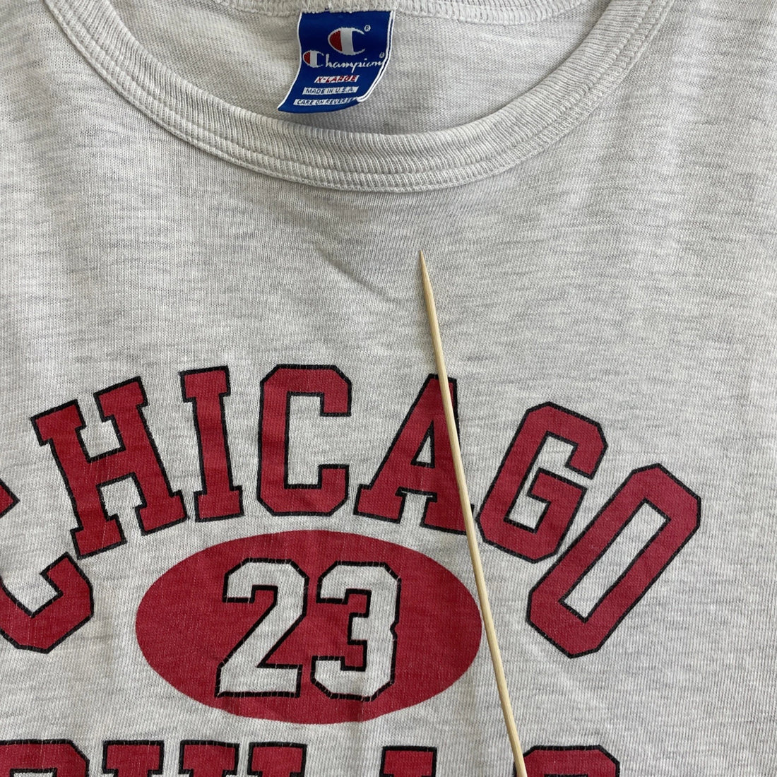 Vintage Chicago Bulls Champion T-Shirt Size XL 80s NBA