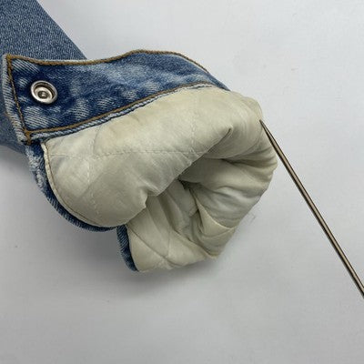 Vintage Levi's Denim Trucker Jacket Size Large Sherpa