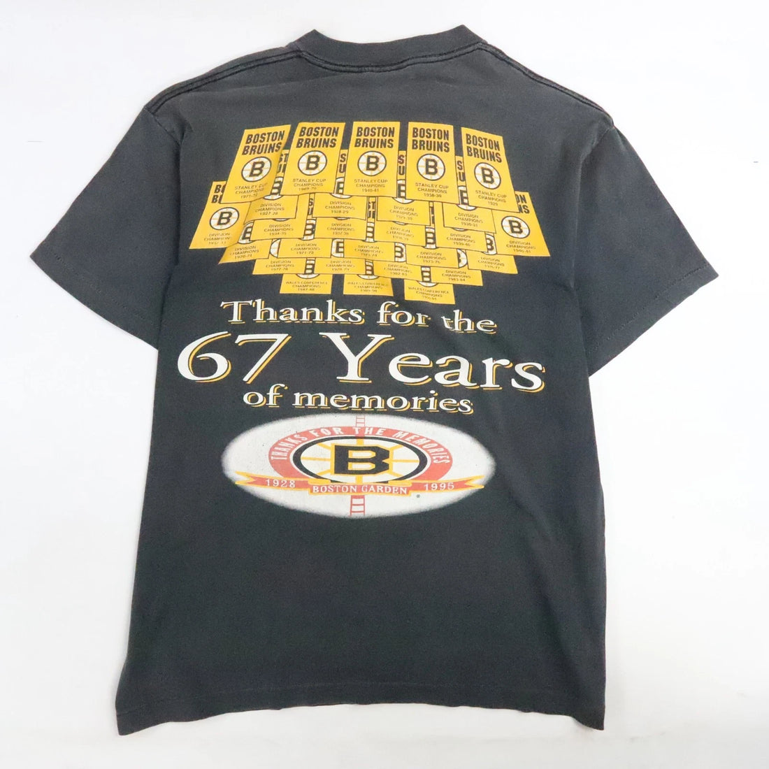 Vintage Boston Garden Bruins T-Shirt Size Large 90s NHL