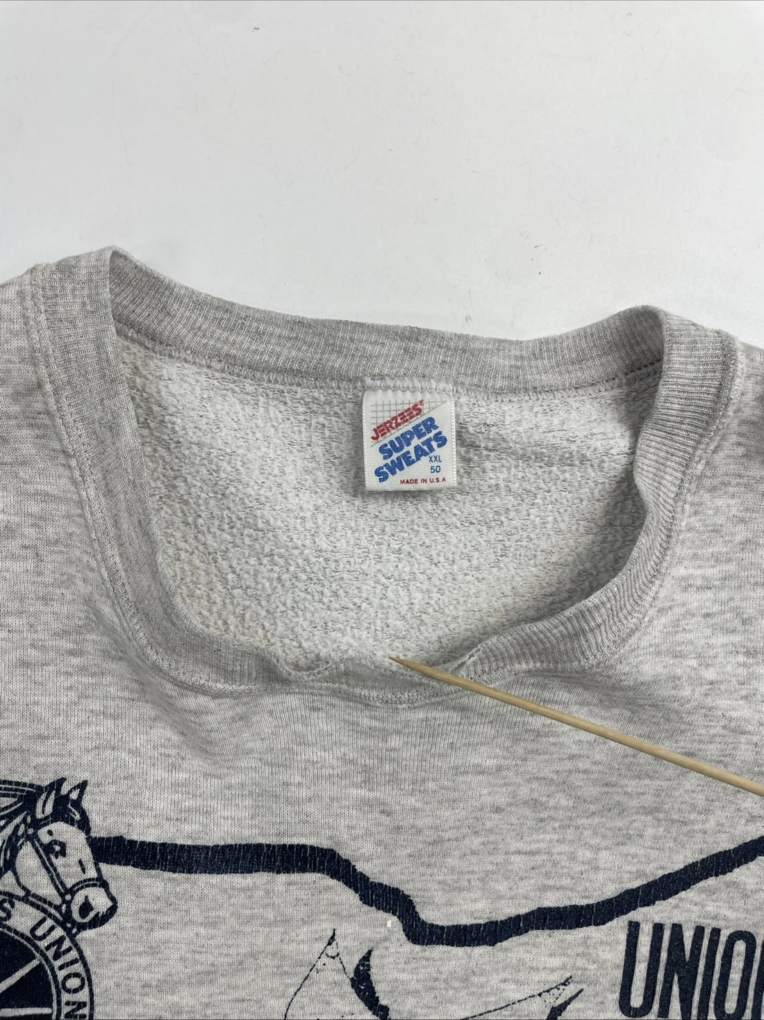 Vintage Unions Make America Strong Crewneck Sweatshirt Size 2XL USA