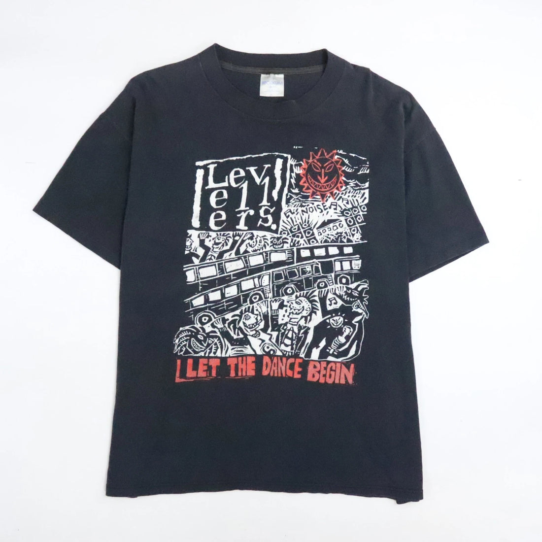 Vintage Levellers Brockum Band T-Shirt Size XL 1993 90s