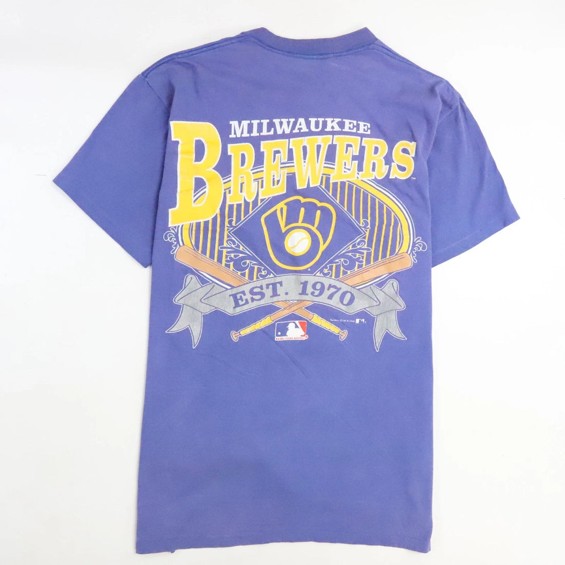 Vintage Milwaukee Brewers Nutmeg Mills T-Shirt Size XL 90s MLB