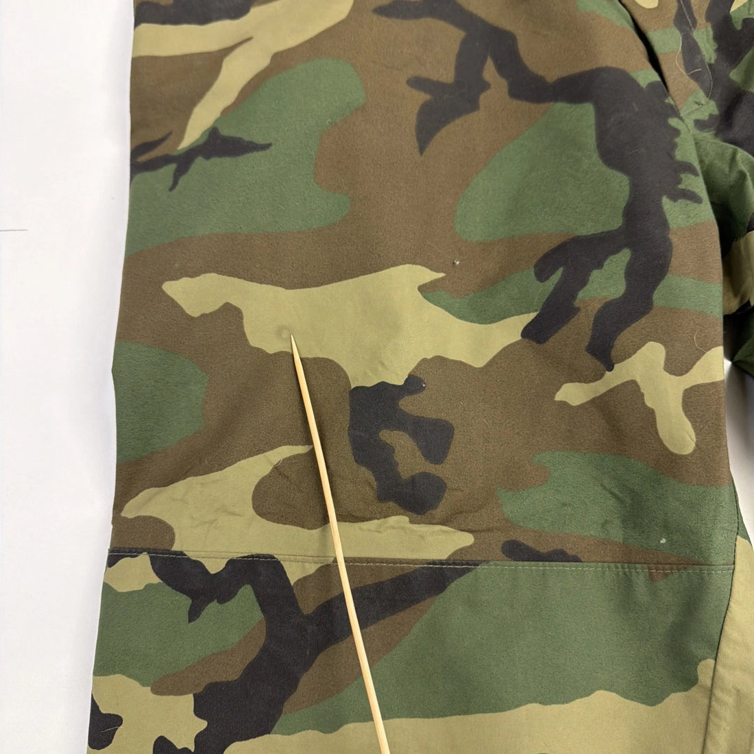Vintage Woodland Camo Nylon Cold Weather Trousers Pants Size Large