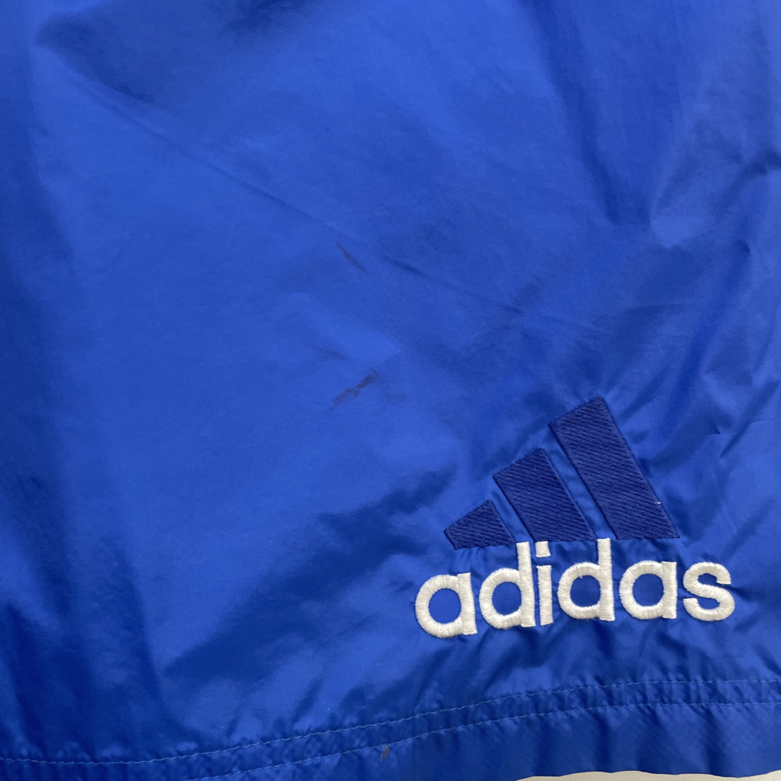 Vintage Adidas Windbreaker Light Jacket Size Medium Blue