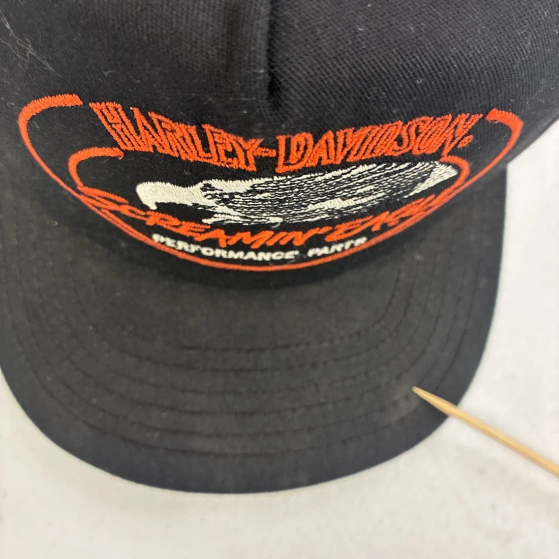 Vintage Harley Davidson Motorcycles Screamin' Eagle Snapback Hat OSFA