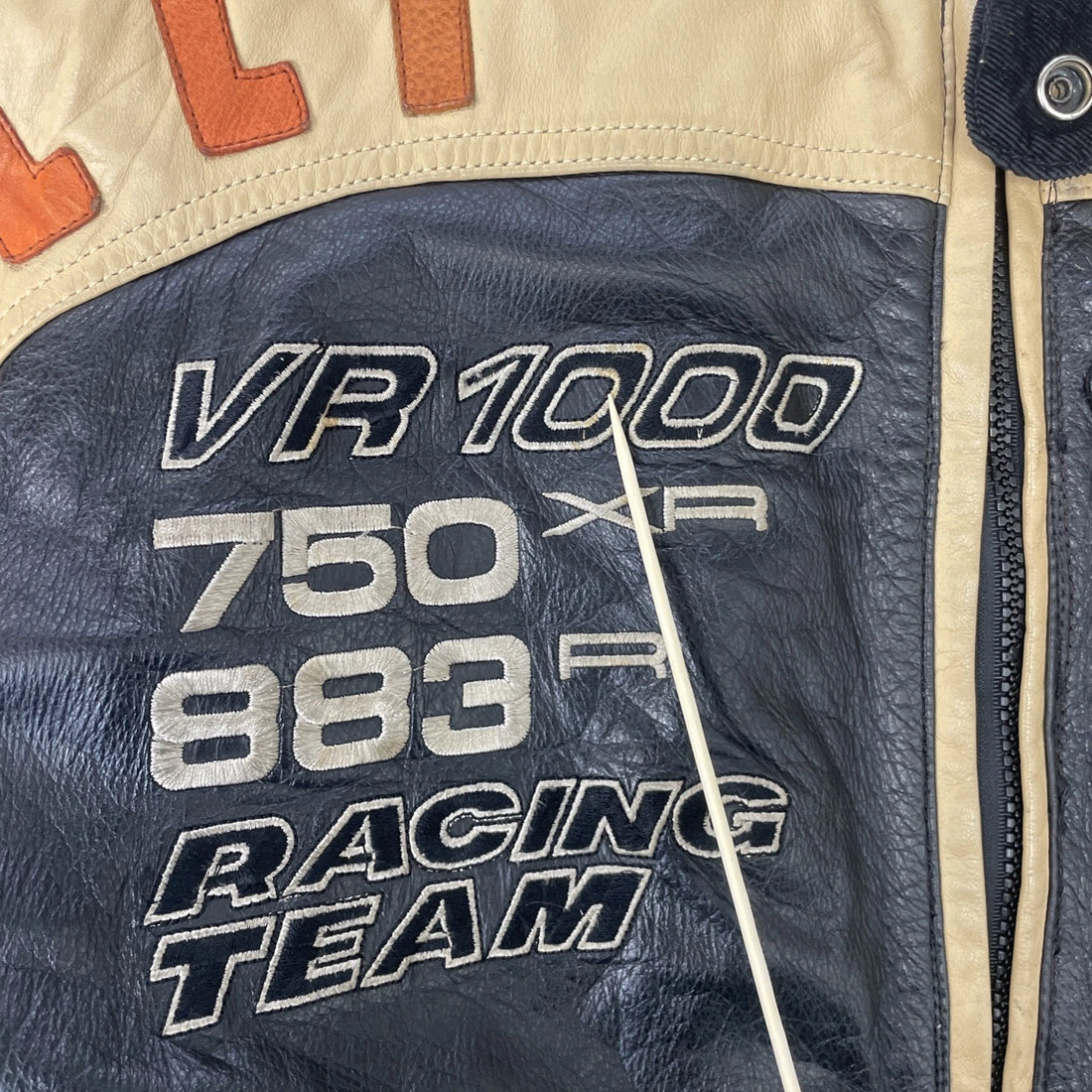 Harley Davidson Racing Team Leather Motorcycle Jacket XL VR1000 750XR 883R