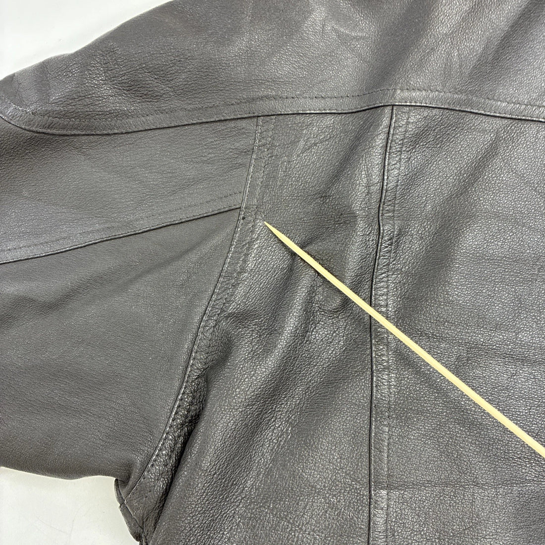 David Taylor Leather Bomber Jacket Size Medium