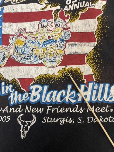 Vintage Sturgis Black Hills Rally Races USA Motorcycle T-Shirt Size XL –  Throwback Vault