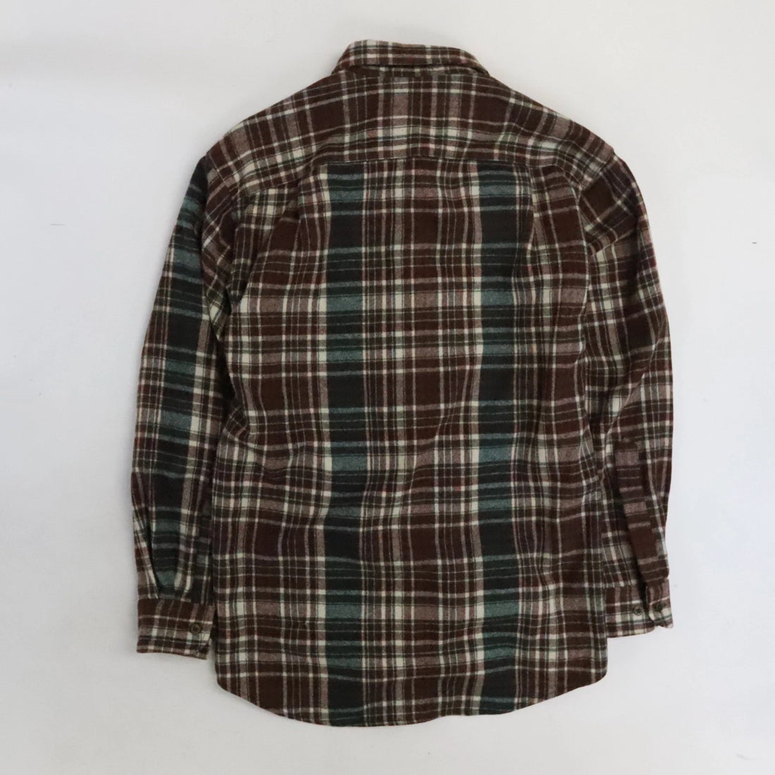 Pendleton Lodge Wool Button Up Shirt Size Small Plaid