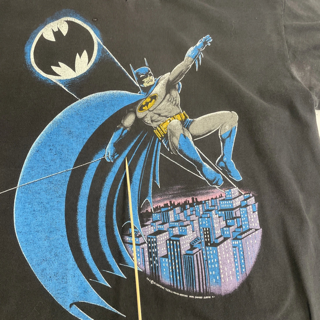 Vintage Batman T-Shirt Size Large DC Comics 1989 80s