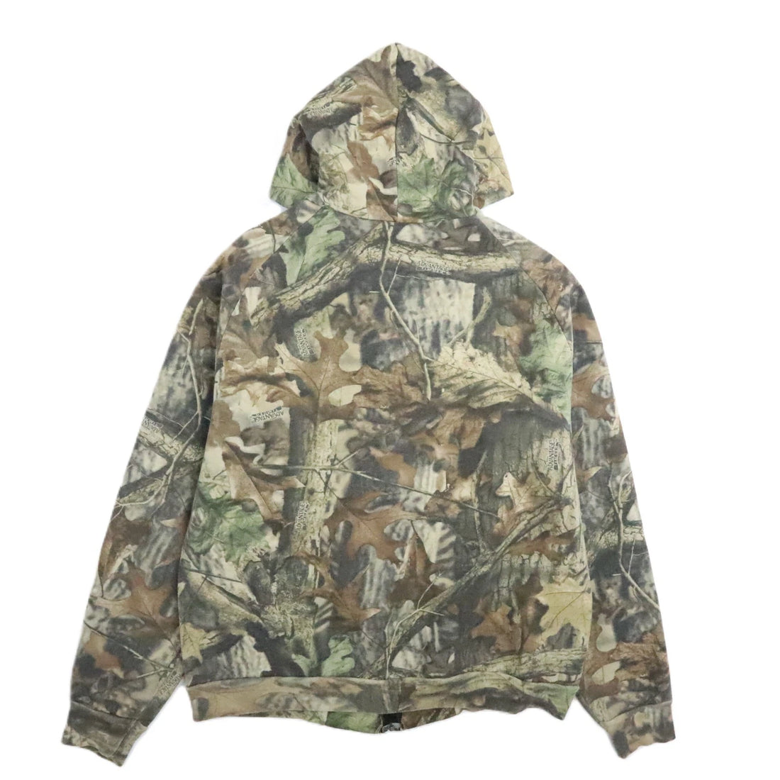 Vintage Walls Advantage Timber Camo Full Zip Sweatshirt Hoodie Large Tall