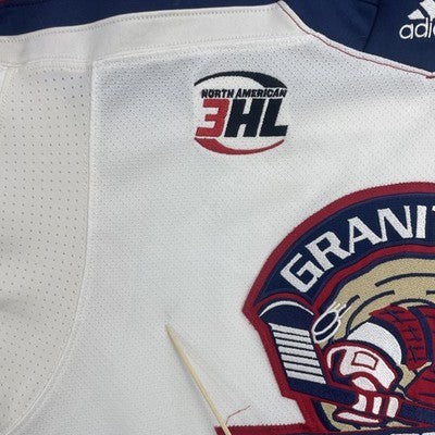 Granite City Lumberjacks Authentic Adidas Hockey Jersey Size 54 NA3HL
