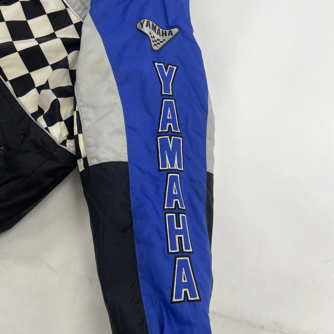 Vintage Yamaha Snowmobile Racing Jacket Size XL Insulated Blue