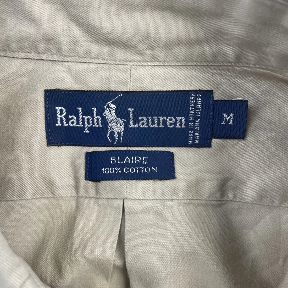 Ralph Lauren Blaire Button Up Shirt Size Medium Brown