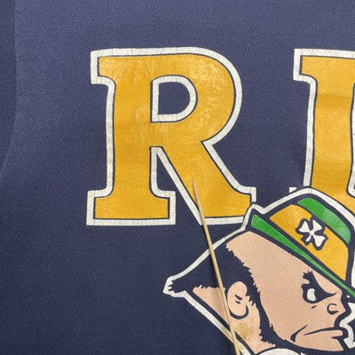 Vintage Notre Dame Fighting Irish Spell Out Crewneck Sweatshirt Size XL 90s NCAA